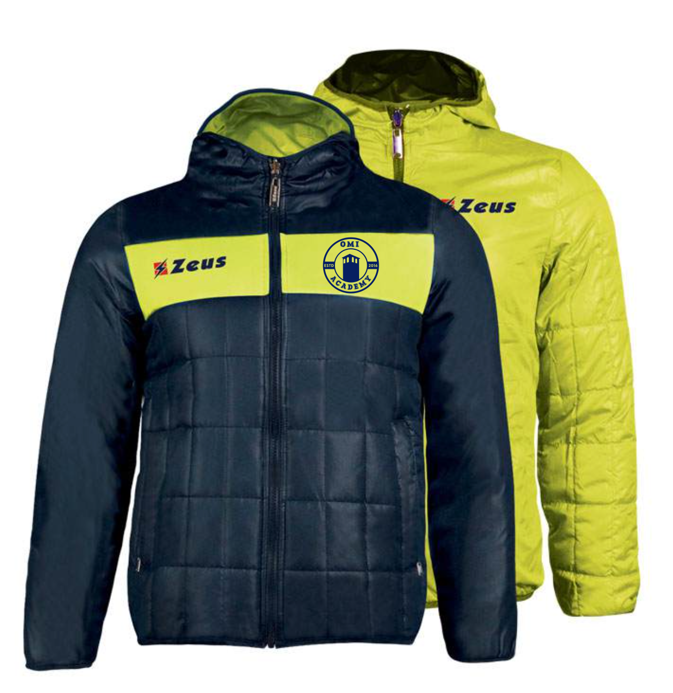Giacca Apollo blu /giallo fluo